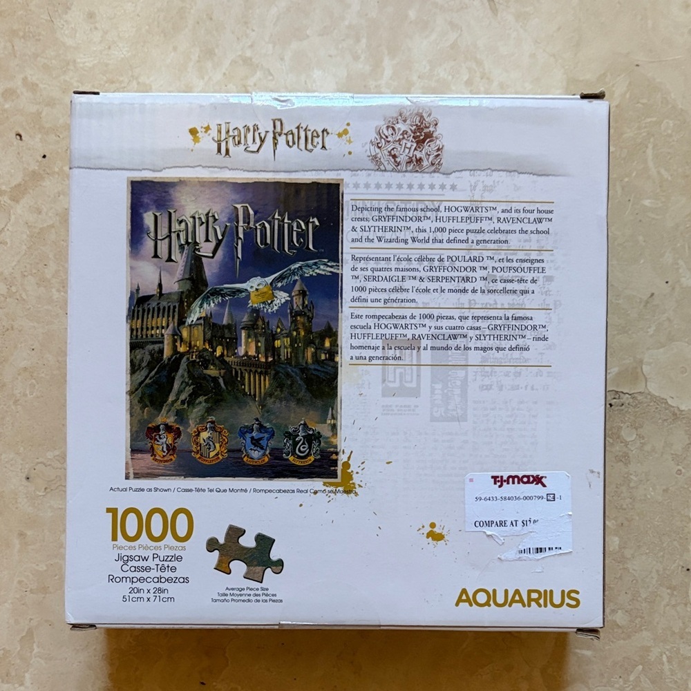 Harry Potter 1000 Piece Jigsaw Puzzle - Picture 2 of 4